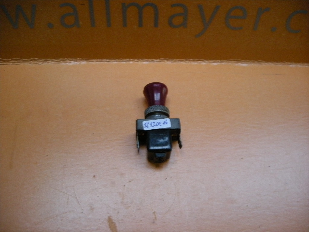 HELLA 6HF 003 916-107 Warnblinkschalter - Druckbetätigung - 24V - Einbau -  Schalterbeleuchtung: rot - mit Glühlampe